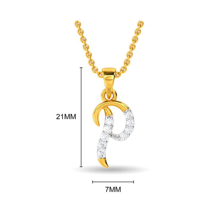 Alphabet P Pendant