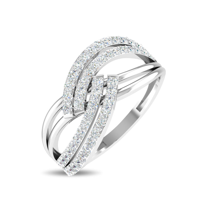 Winding Wave Ring