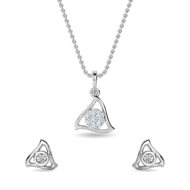 Ruby Pendant Set
