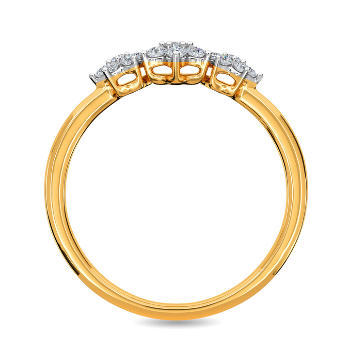 Three Flower Ring