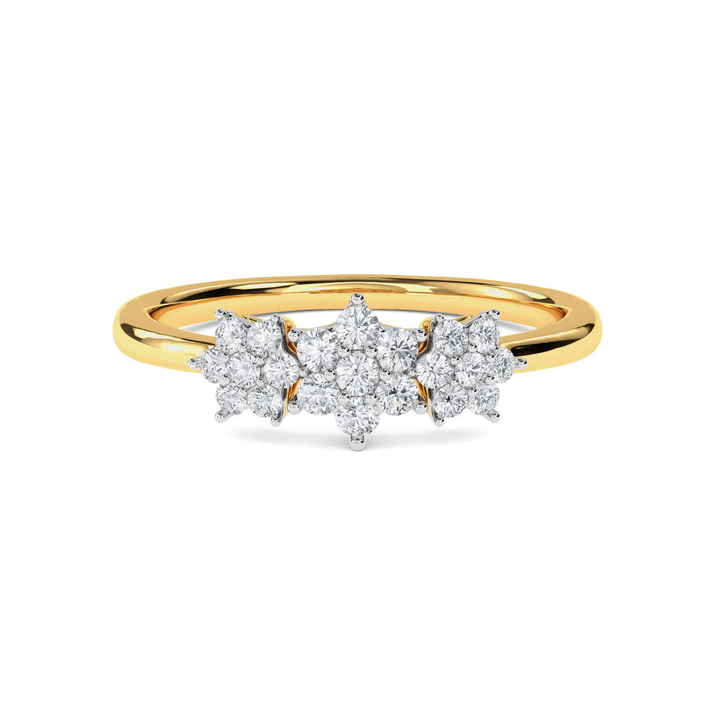 Three Flower Ring