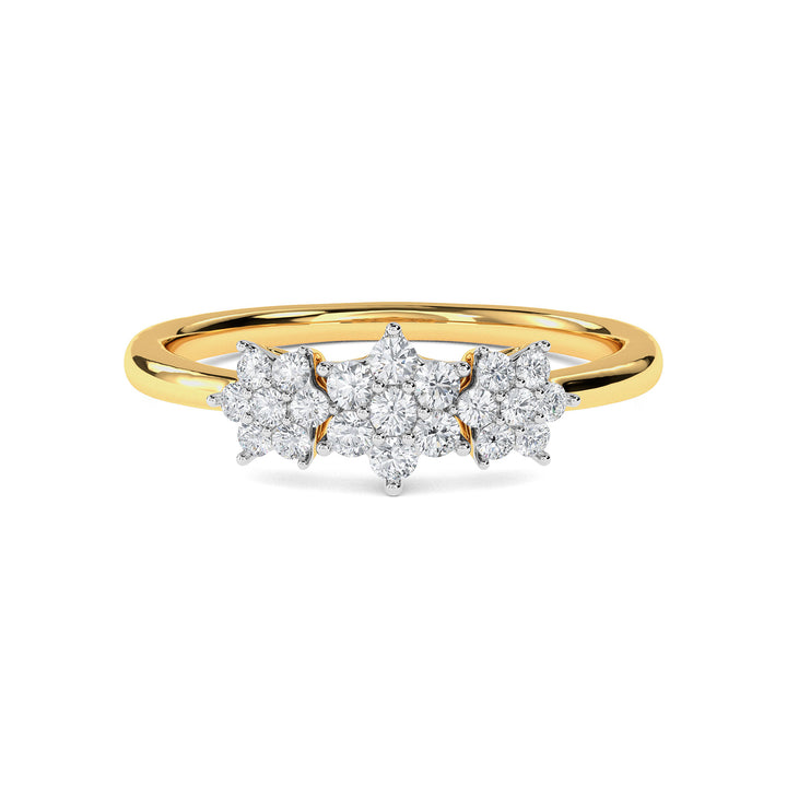 Three Flower Ring
