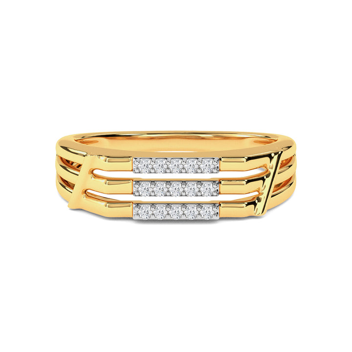 Three Row Ring For Him