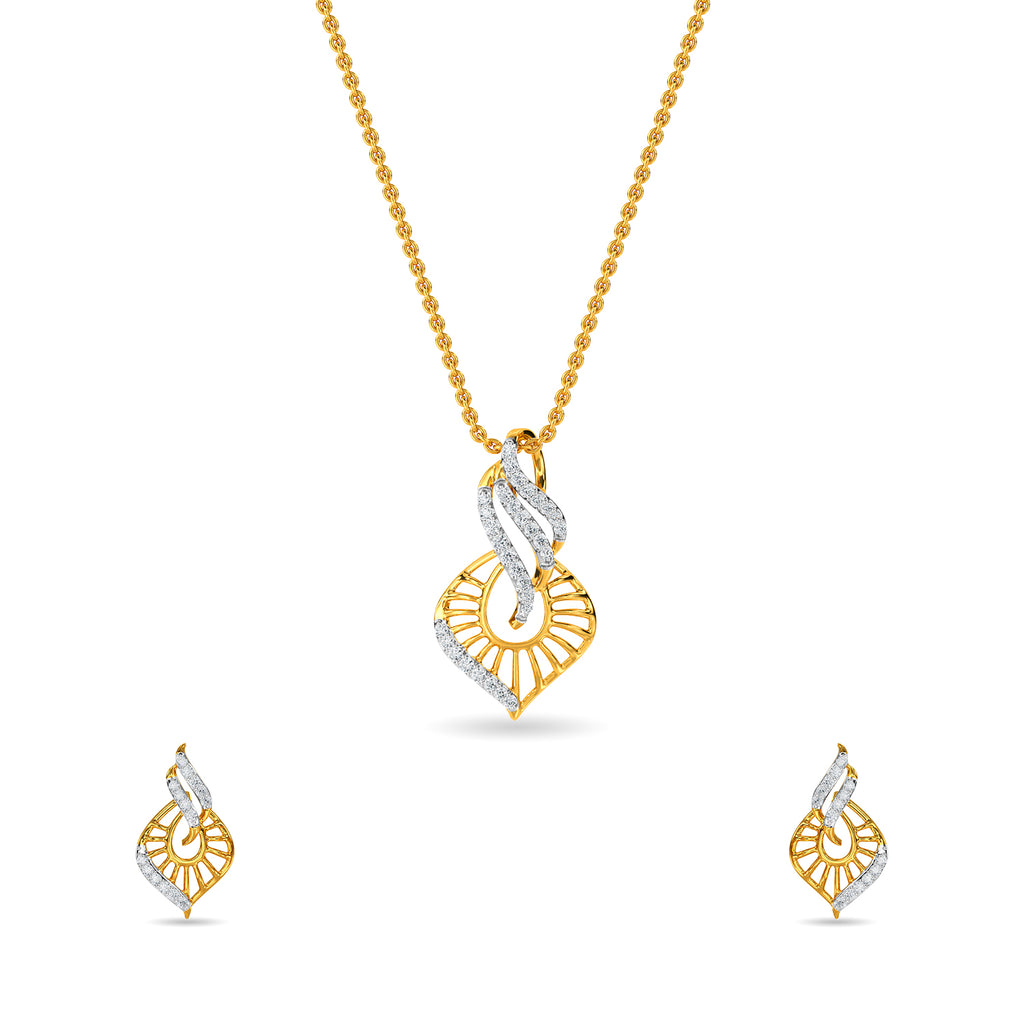Durva Pendant Set