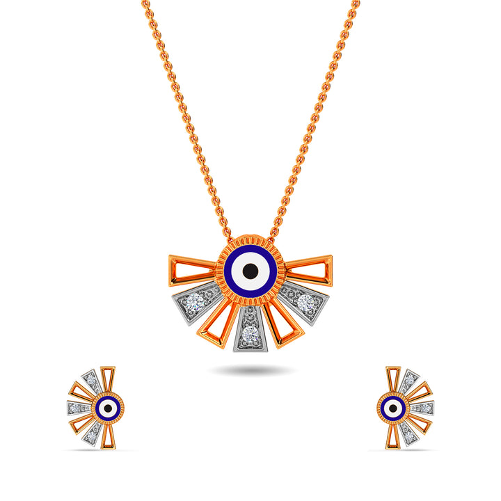 Garima Evil Eye Pendant Set