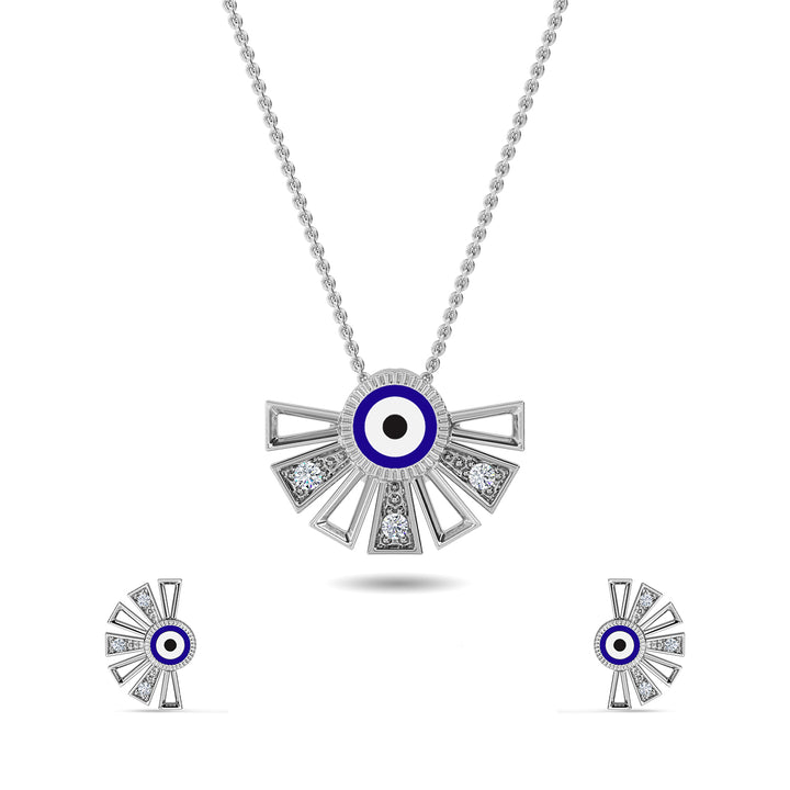 Garima Evil Eye Pendant Set