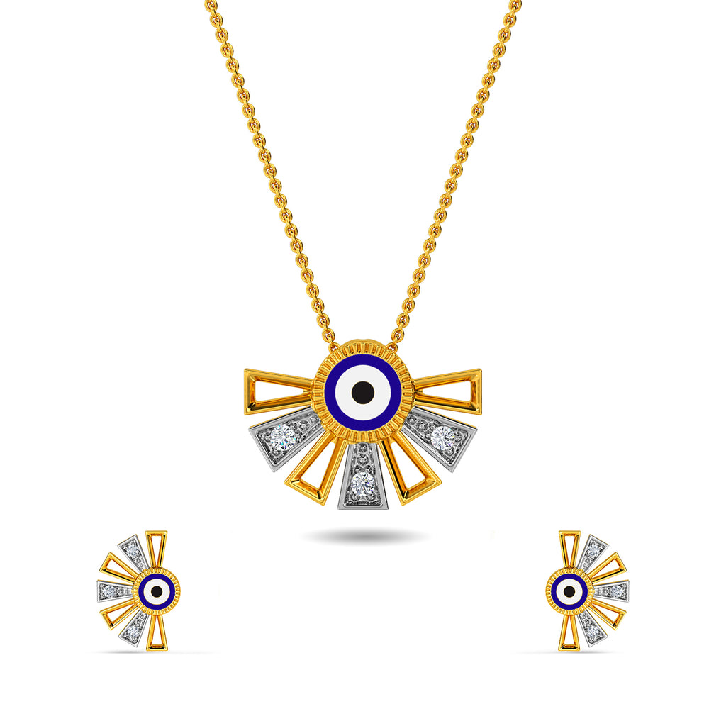 Garima Evil Eye Pendant Set