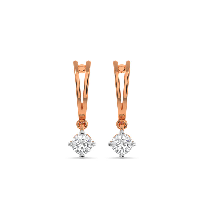 Samantha Solitaire Earring