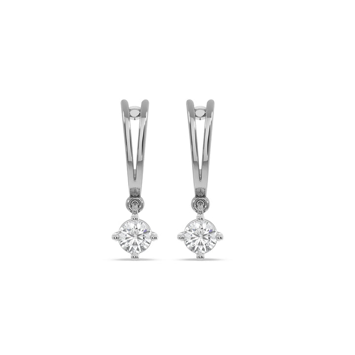 Samantha Solitaire Earring