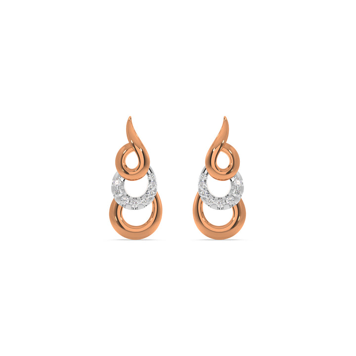 Triple Curve Earring
