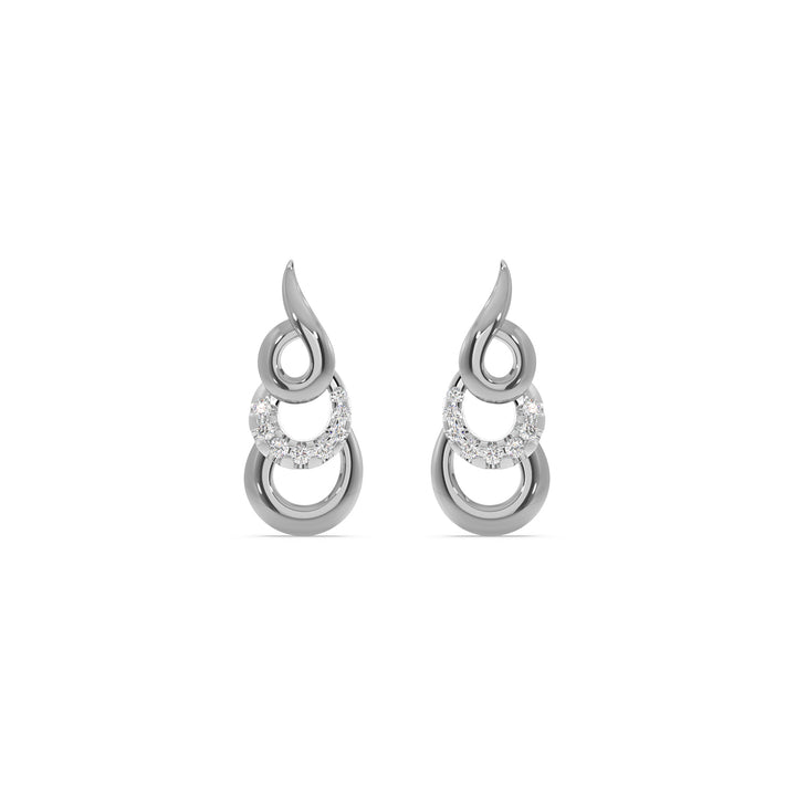 Triple Curve Earring