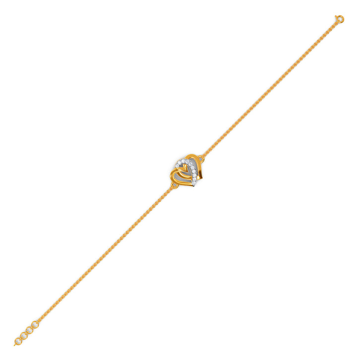 Entwined Heart Bracelet