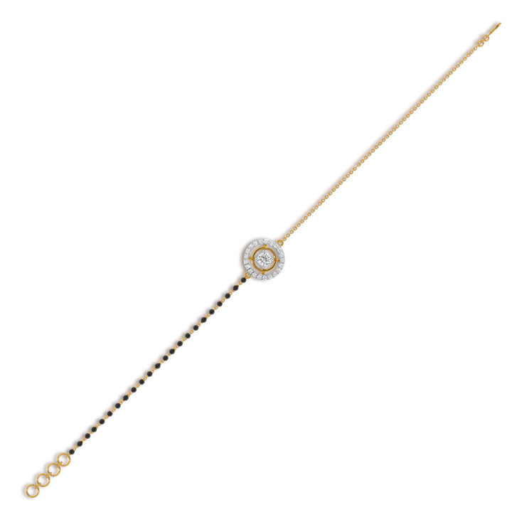 Rowena Solitaire Mangalsutra Bracelet