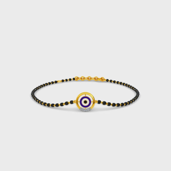 Runi Evil Eye Mangalsutra Bracelet