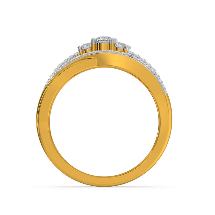 Three Stone Women Fancy Ring