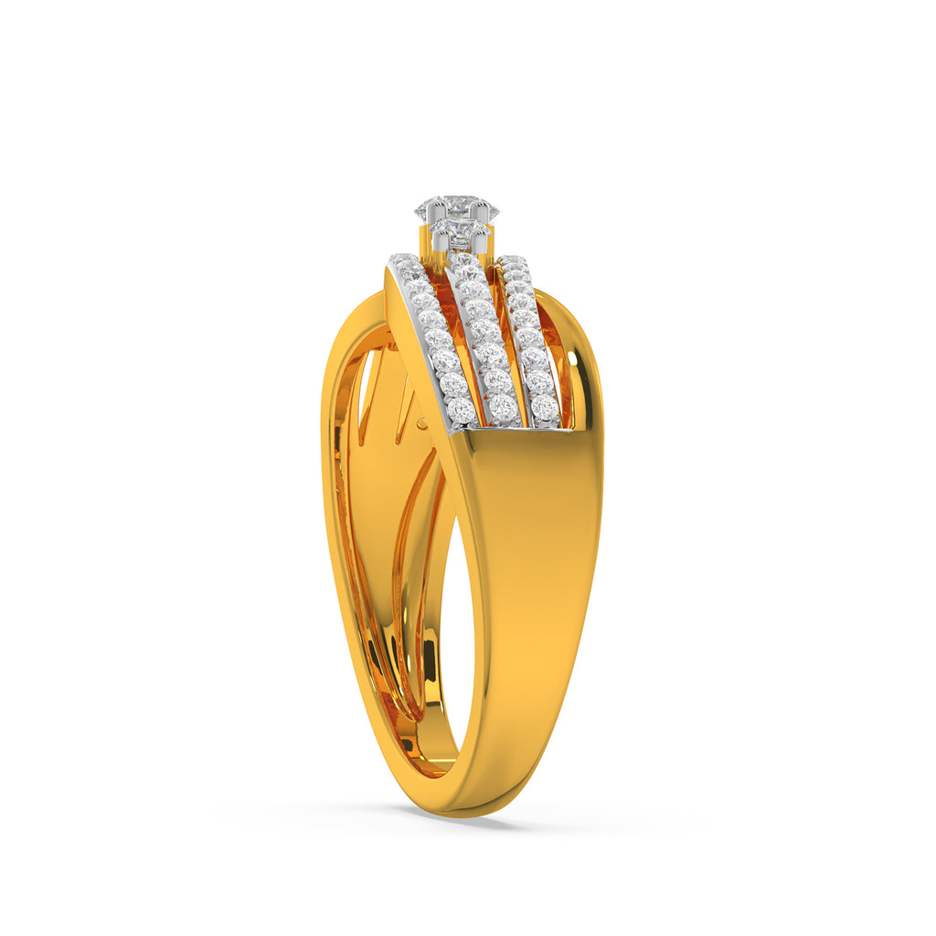 Three Stone Women Fancy Ring