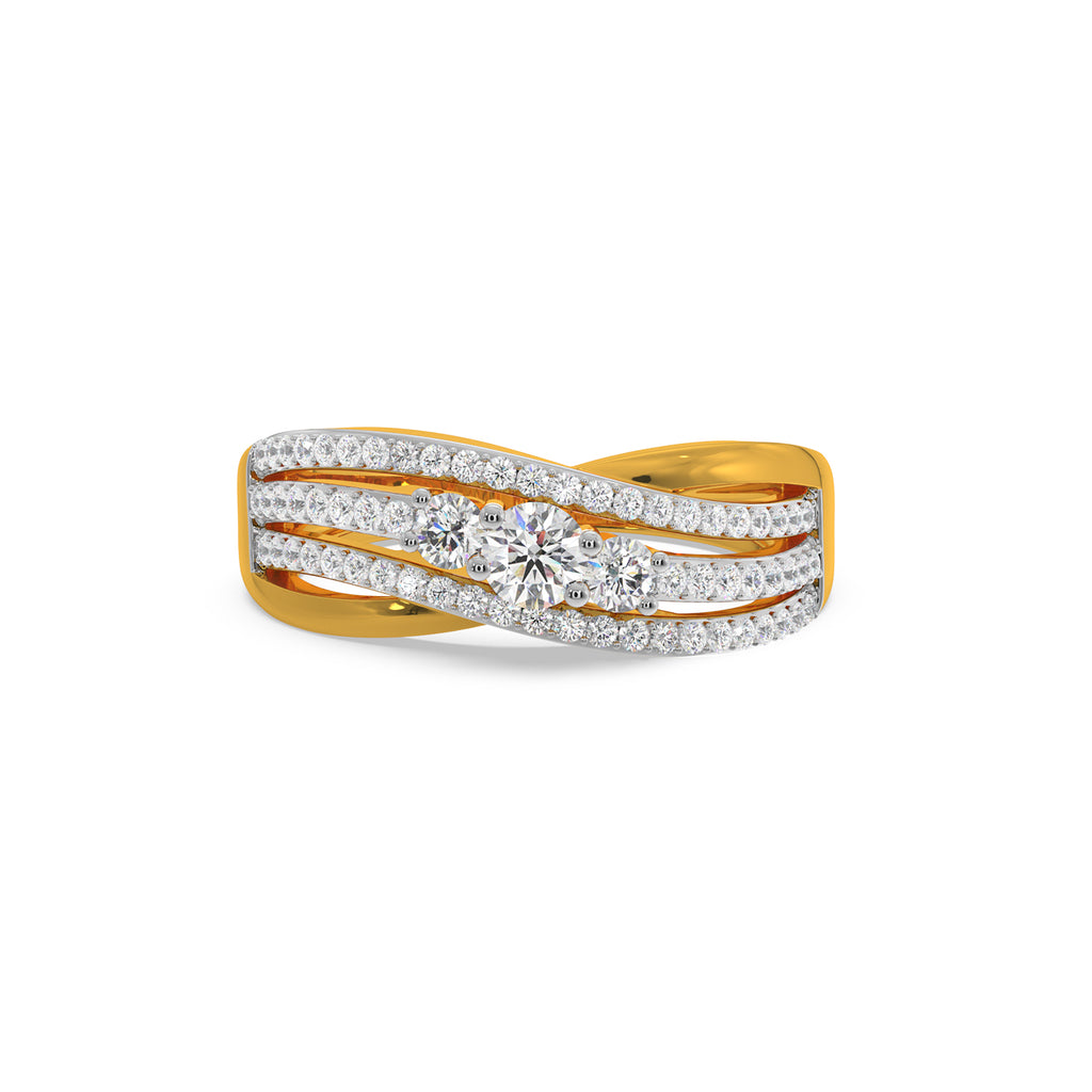 Three Stone Women Fancy Ring