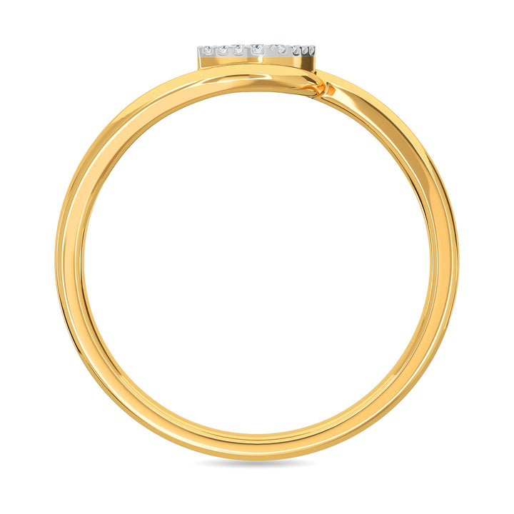 Miniscule Marquise Diamond Ring