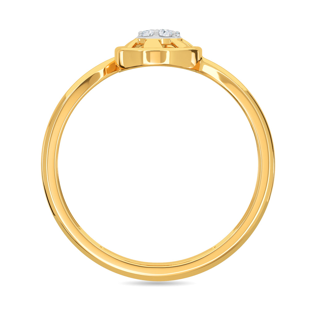 Paisley Cluster Diamond Ring