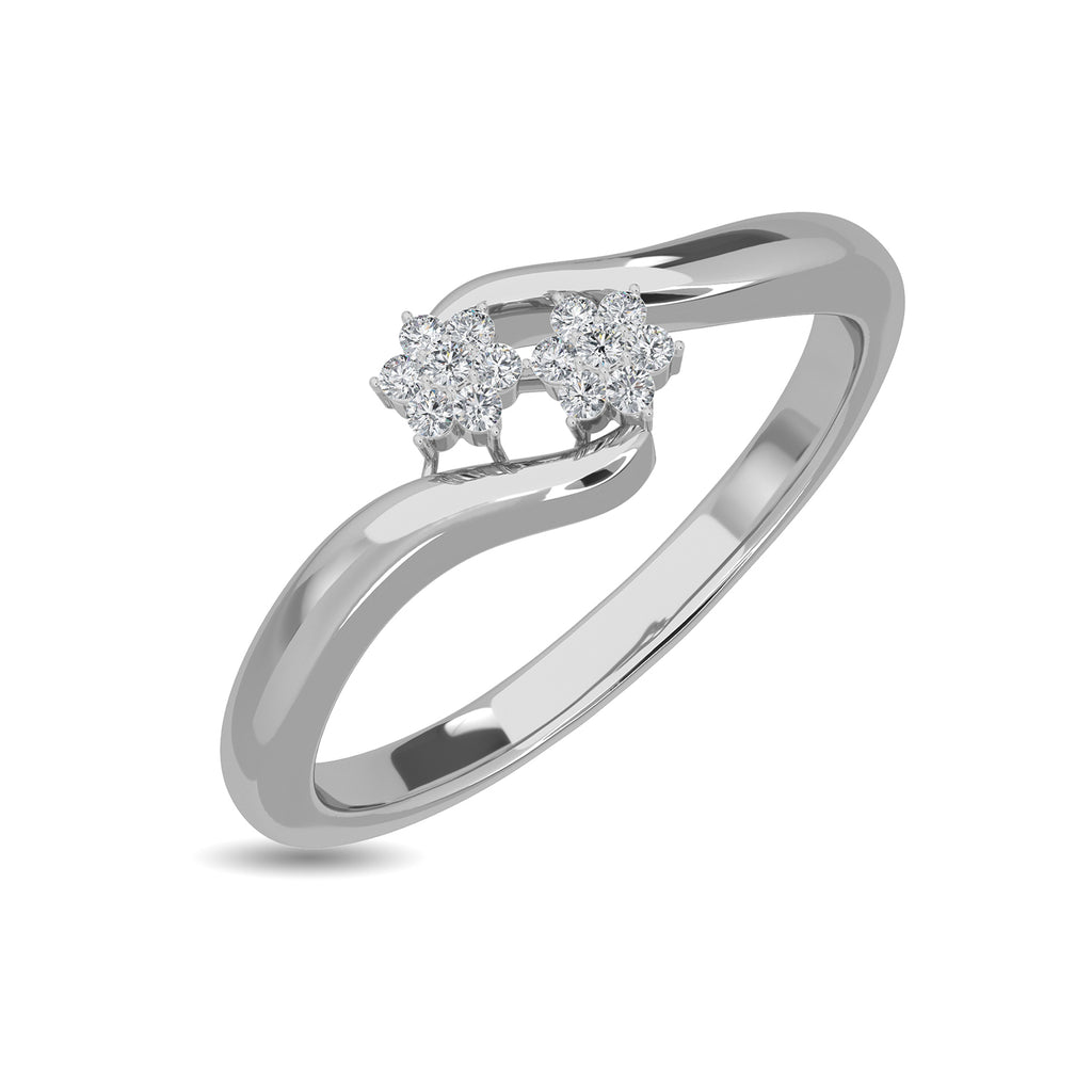 Twin By Pass Diamond Ring