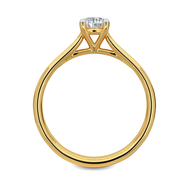 0.33 CT Lunara Solitaire Ring