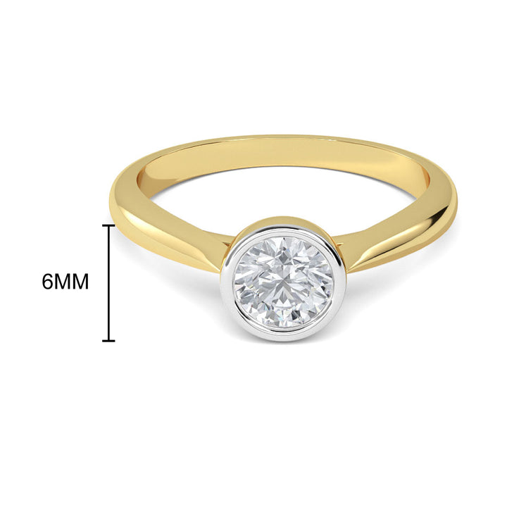 0.50 CT Nuray Solitaire Ring