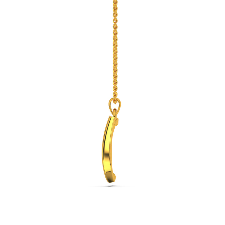 Alphabet Y Diamond Pendant
