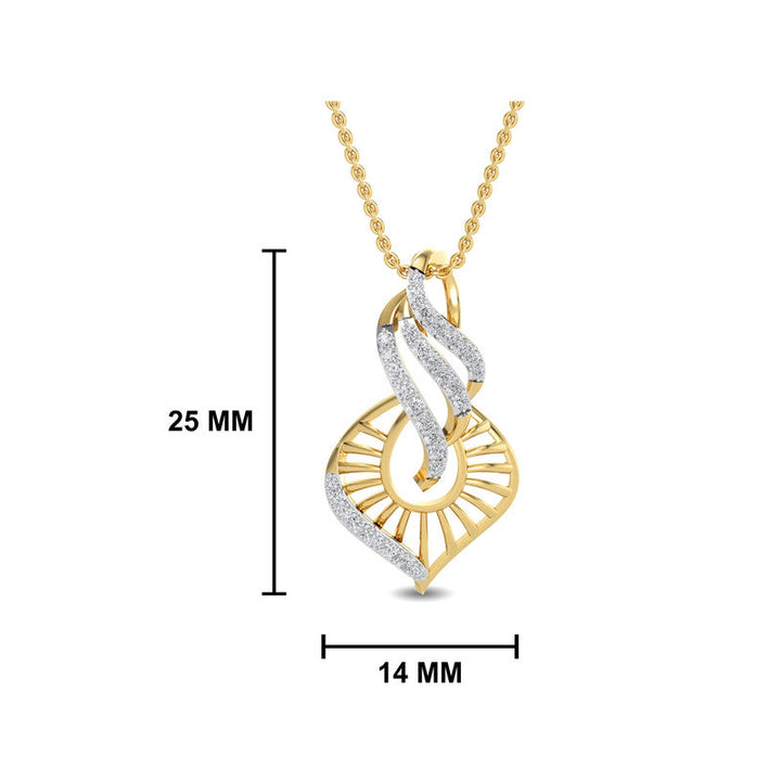 Durva Diamond Pendant Set