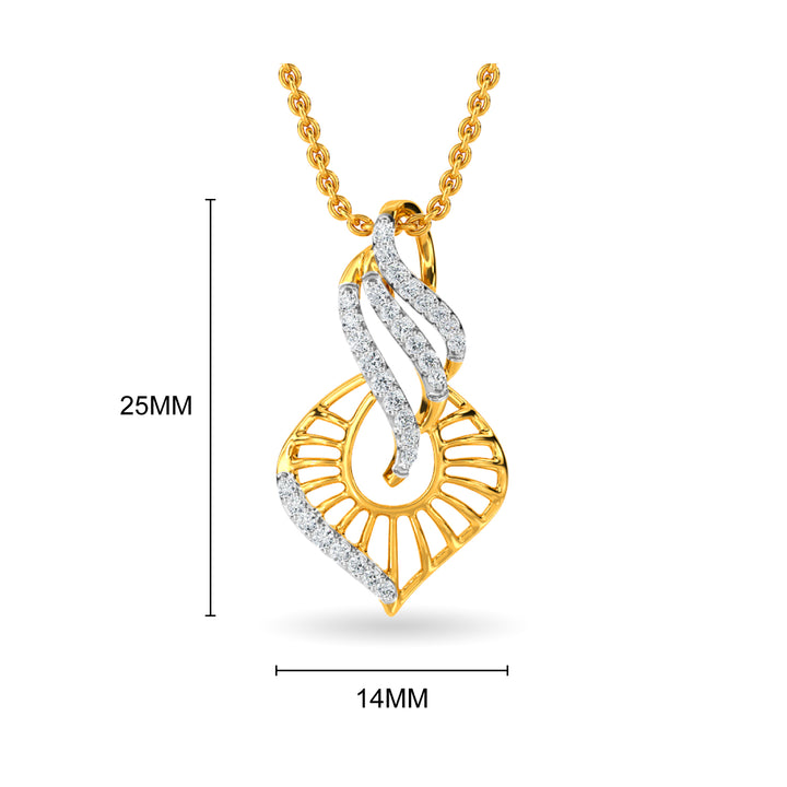 Durva Diamond Pendant