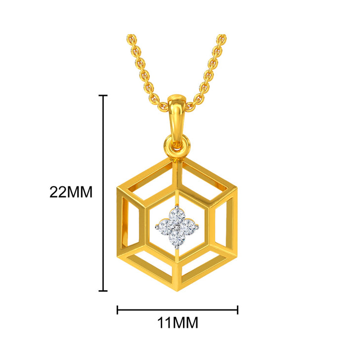 Luisa Diamond Pendant Set