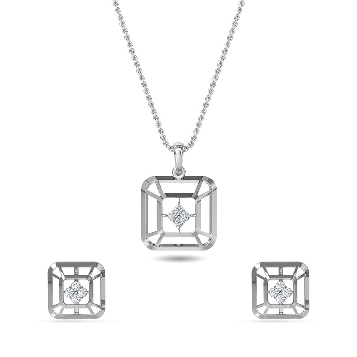 Sofie Diamond Pendant Set