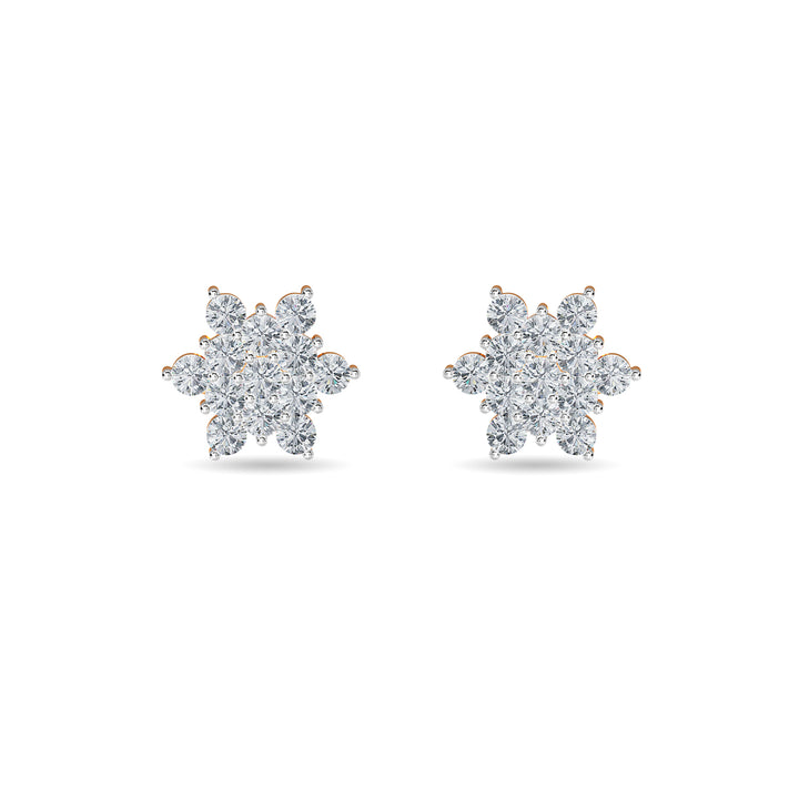 Luminous Cluster Diamond Earring