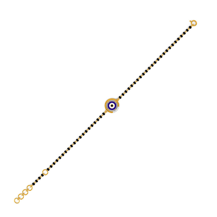 Runi Evil Eye Mangalsutra Diamond Bracelet