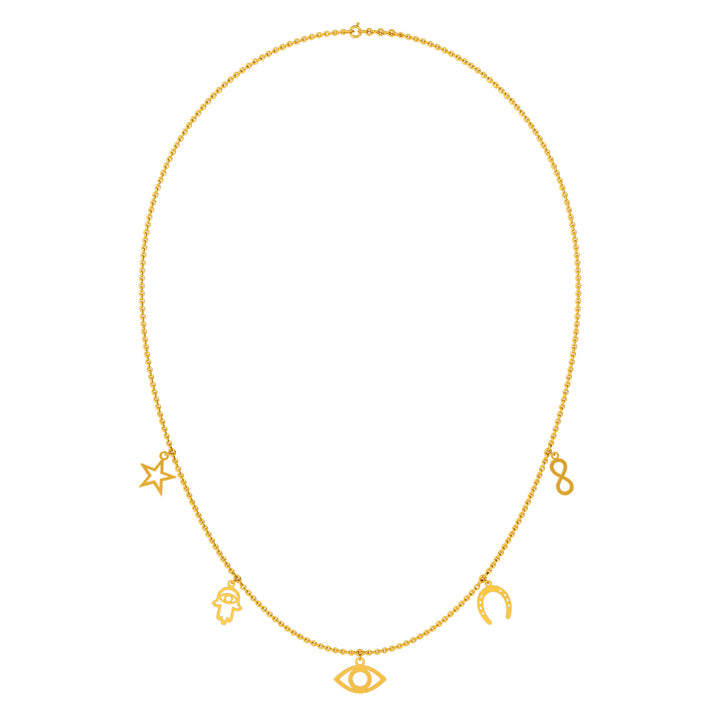 Bhuvika Gold Necklace