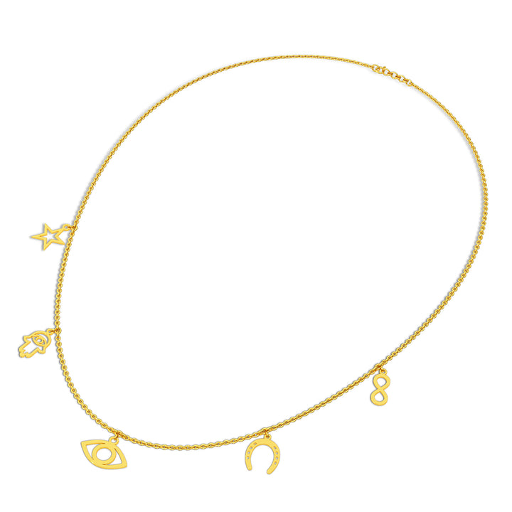 Bhuvika Gold Necklace