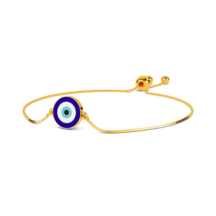 Emry Evil Eye Gold Bracelet