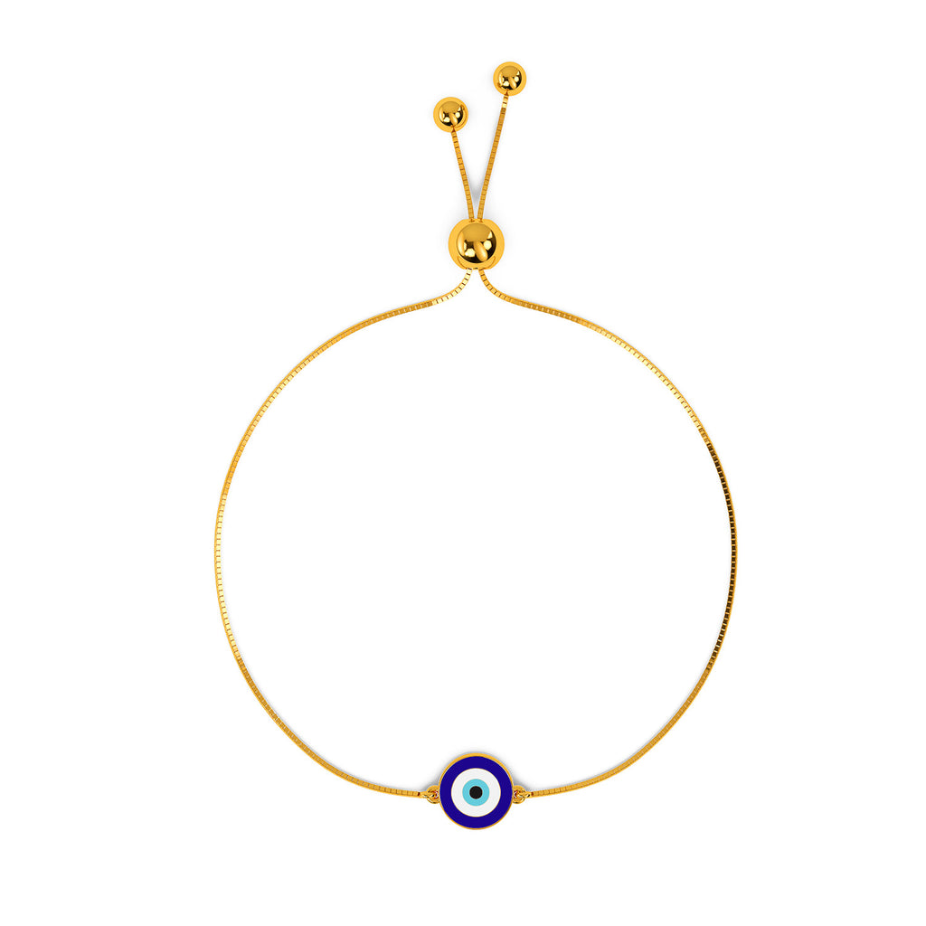 Emry Evil Eye Gold Bracelet
