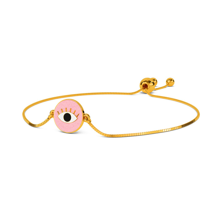 Ender Evil Eye Gold Bracelet