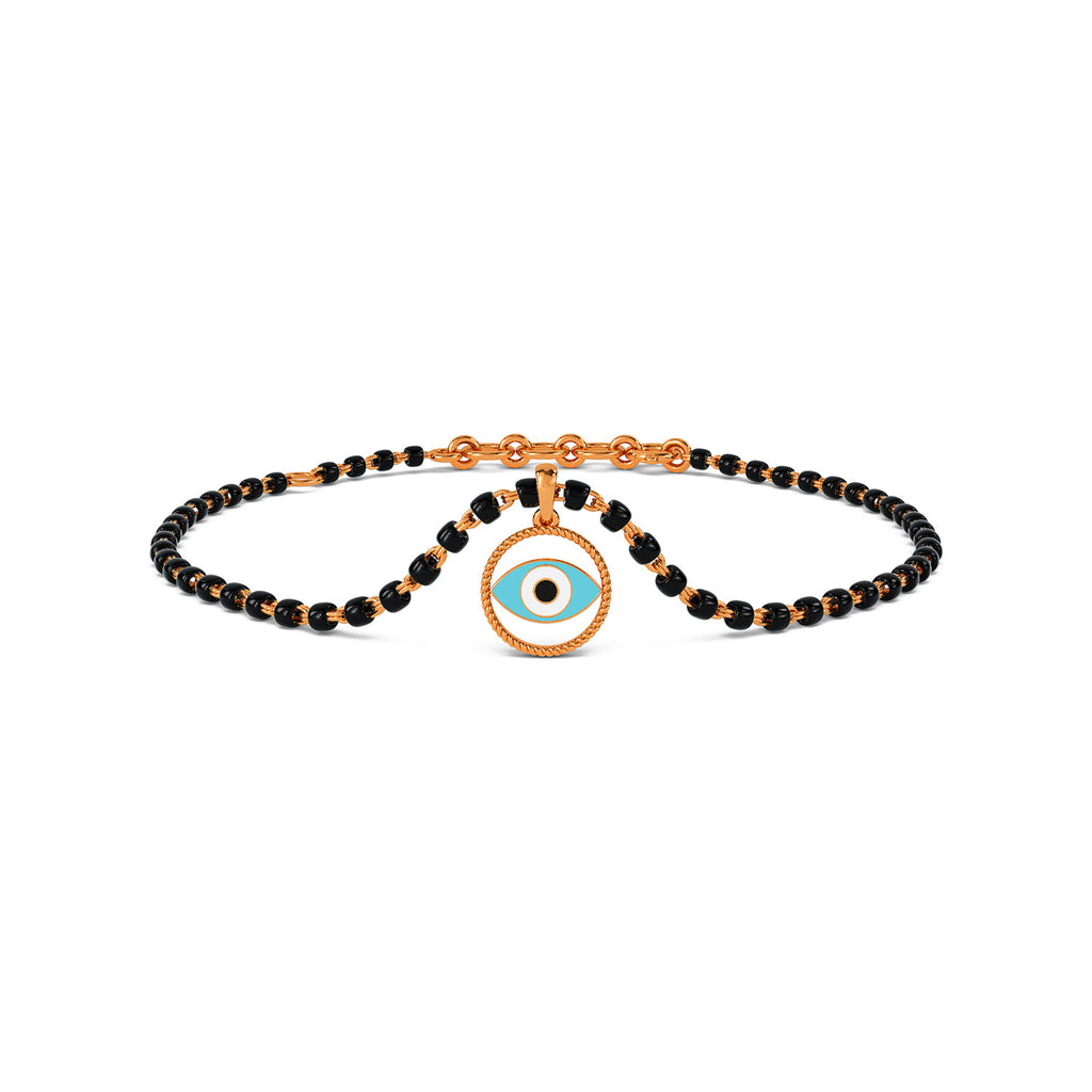 Filiz Evil Eye Detachable Mangalsutra Gold Bracelet