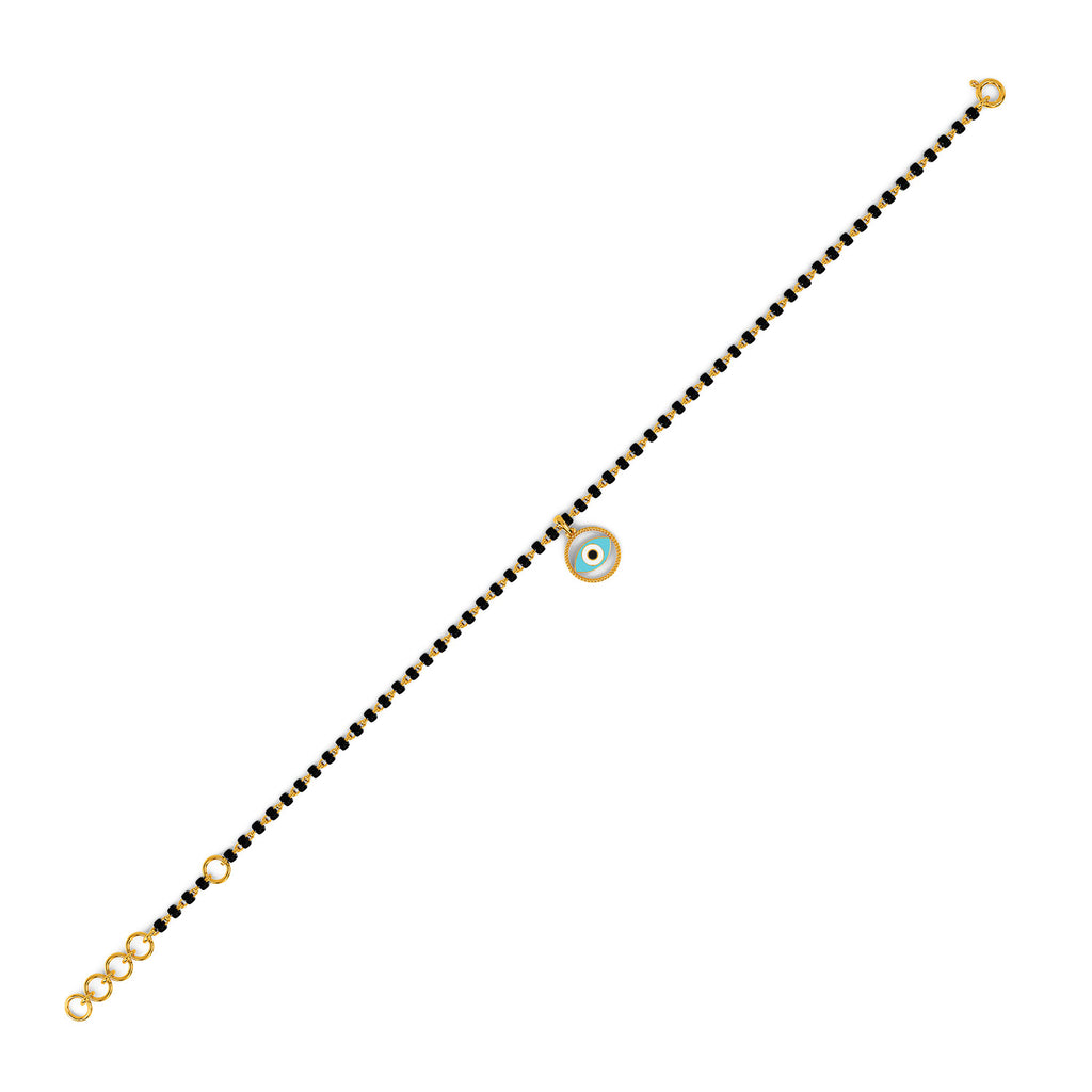 Filiz Evil Eye Detachable Mangalsutra Gold Bracelet