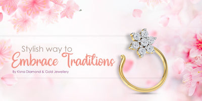 Stylish Way To Embrace Traditions With Real Diamond Nose Pins