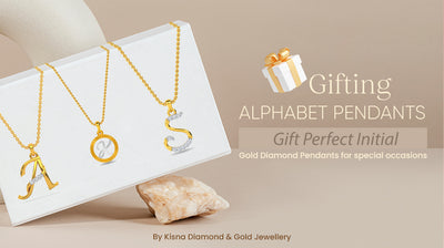 Gifting Alphabet Pendants | Perfect Gold & Diamond Initial Pendants for Every Occasion