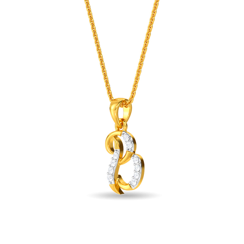 Alphabet B Pendant
