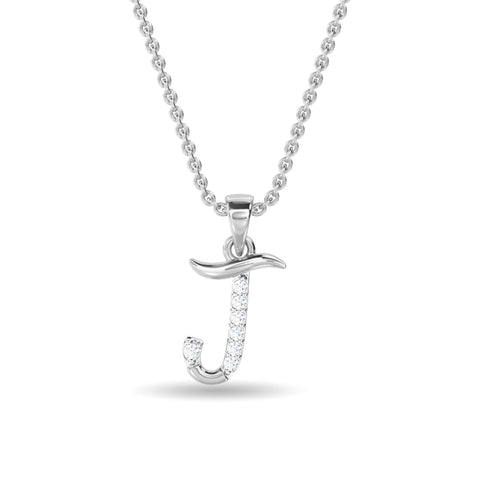 Alphabet J Pendant