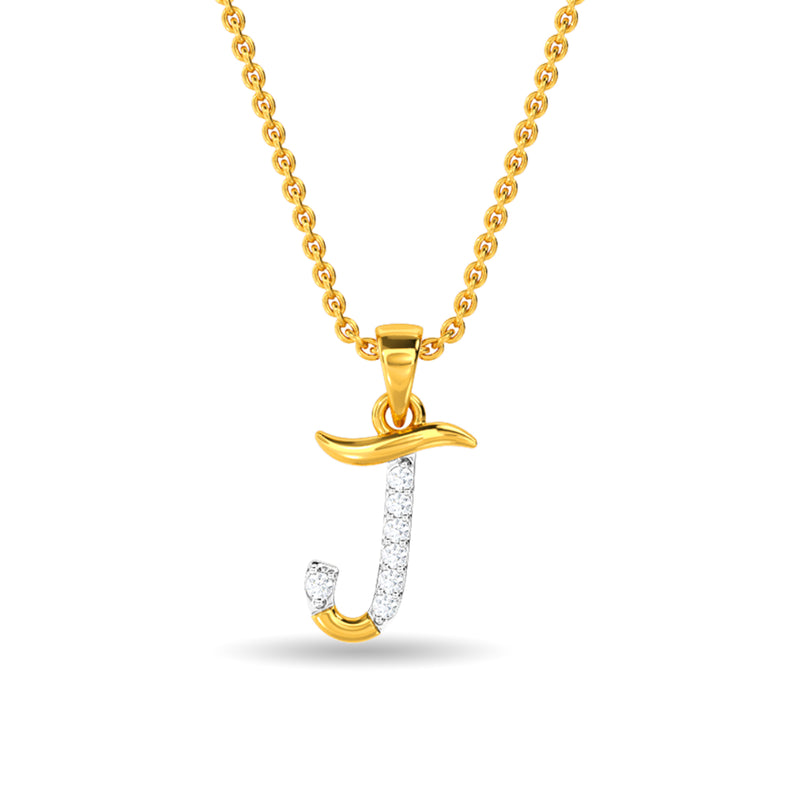 Alphabet J Pendant