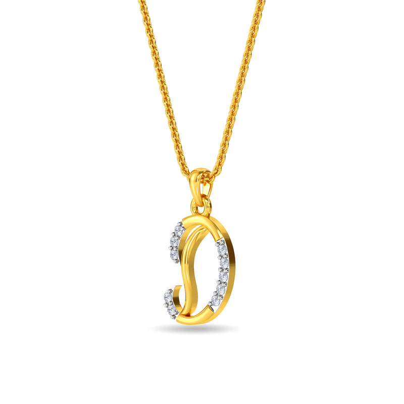 Alphabet D Pendant