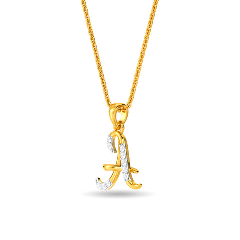 Alphabet A Pendant