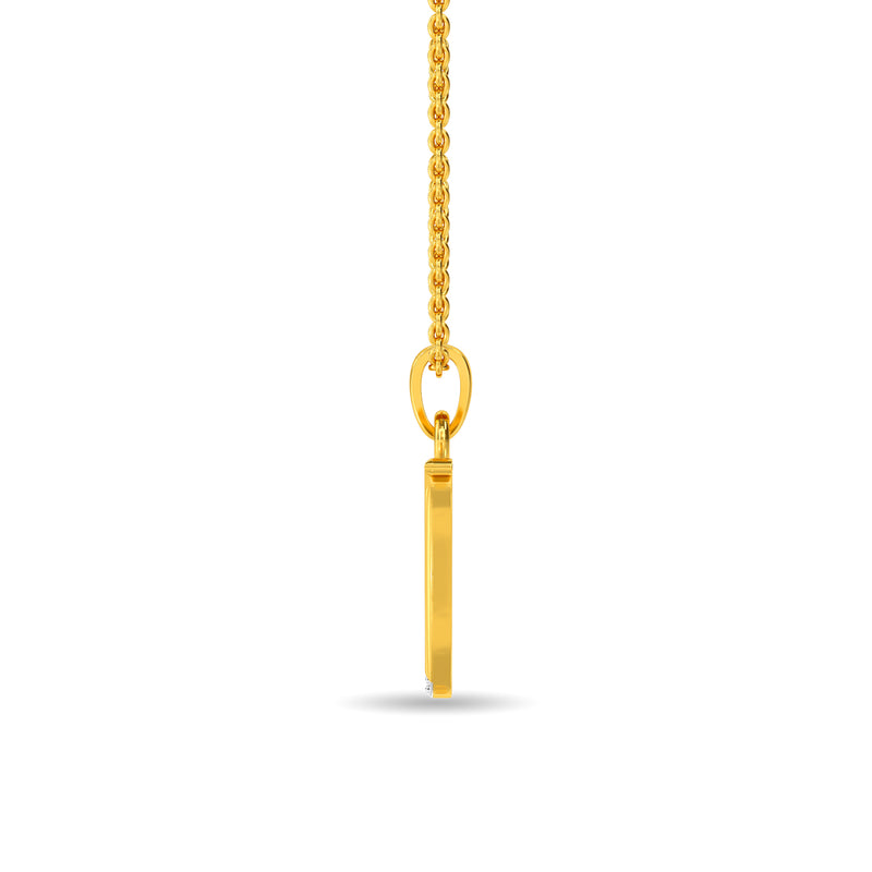 Alphabet V Pendant