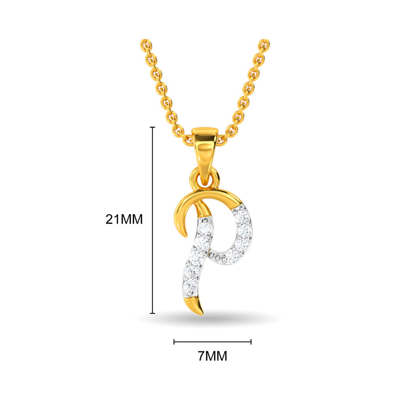 Alphabet P Pendant