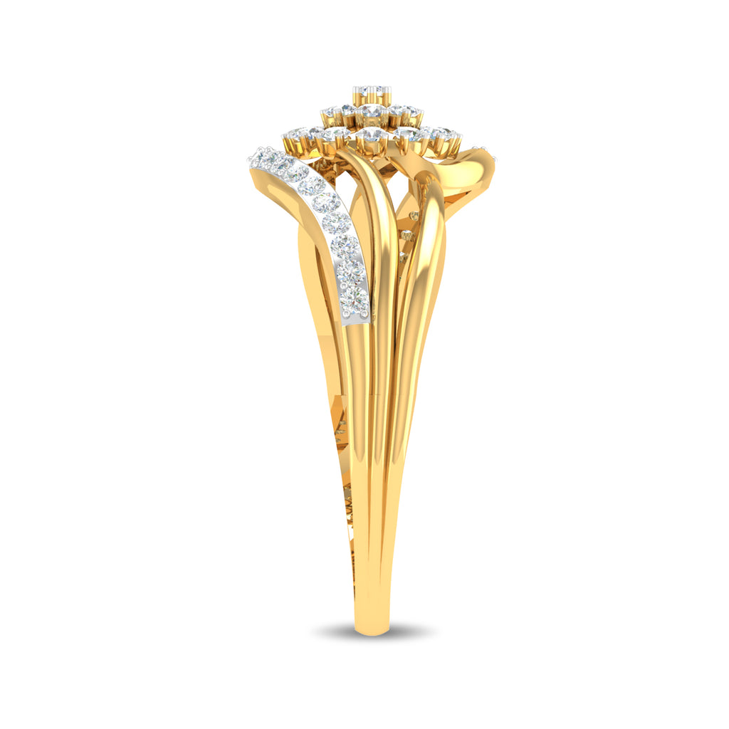 Artistic Floral Ring